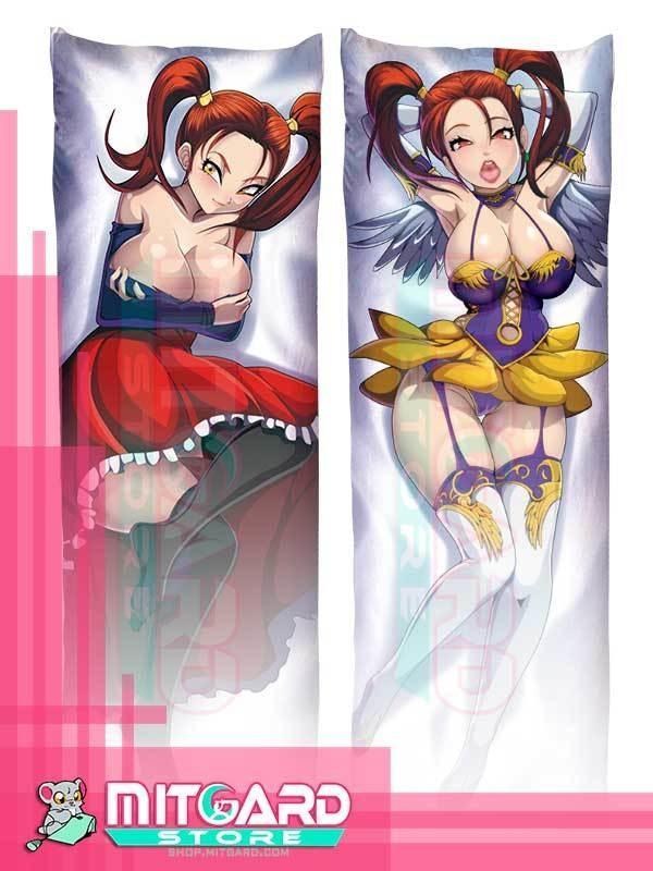 DRAGON QUEST VIII Jessica Albert Body pillow case Dakimakura - 50cmx150cm / Peach Skin / 2 Sides Printed - 1